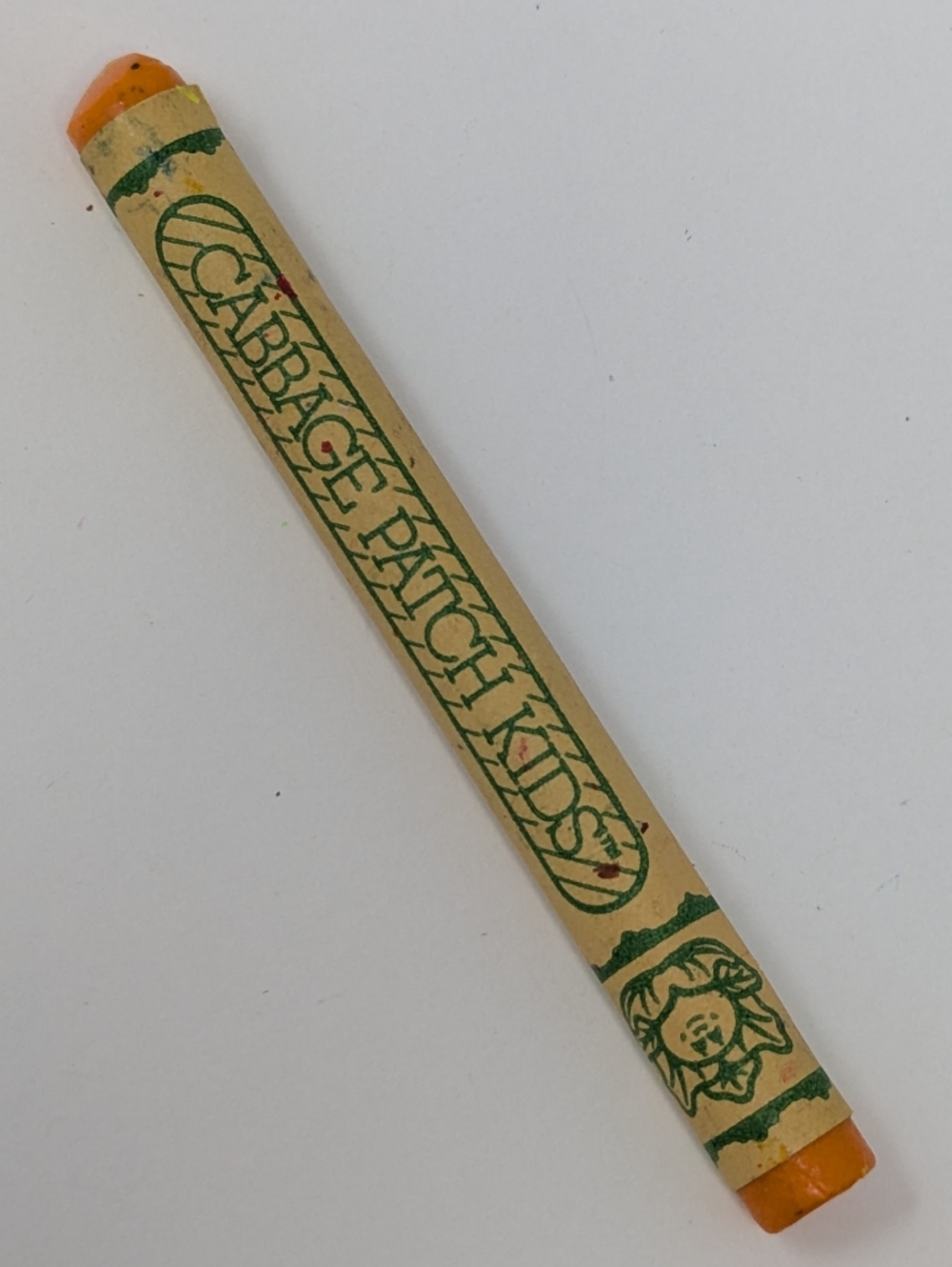 Cabbage Patch Kids Doll Crayon Replacement Vintage Light Orange